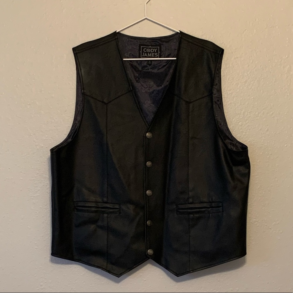 CODY JAMES LEATHER VEST